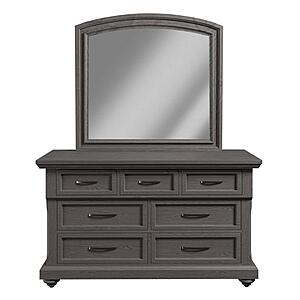 F5503 Wood 7-Drawer Dresser Gray by Poundex