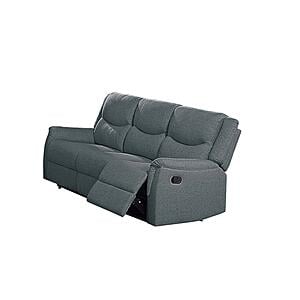 F8109 Fabric Sofa Dark Gray by Poundex
