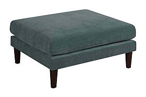 F8976 Morgan Fabric Ottoman Mineral by Poundex