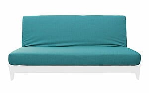 Sachi Bermuda Linen-Like Texture Futon Cover by Prestige