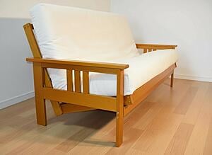 Futon Frame - Monterey - Golden Oak Finish by Prestige