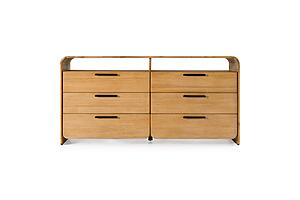 Dresden - Modern Natural Acacia Dresser by VIG Furniture