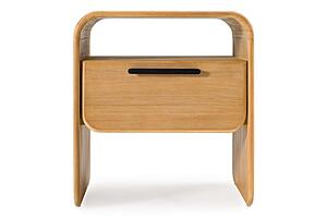 Dresden - Modern Natural Acacia 1-Drawer Nightstand by VIG Furniture