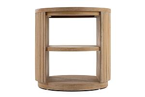Jacobson - Modern Natural Acacia End Table by VIG Furniture
