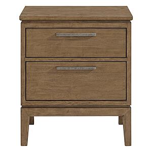 Bailey 2-Drawer Nightstand by Whittier Wood Furniture