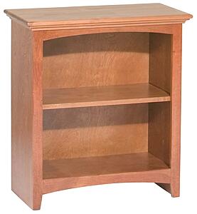 McKenzie 29"H x 24"W Alder Bookcase by Whittier Wood Furniture