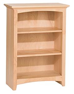 McKenzie 36"H x 24"W Alder Bookcase by Whittier Wood Furniture