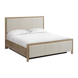 Bailey Upholstered Panel Storage Bed by Whittier Wood Furniture
