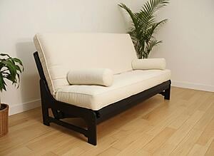 Futon Frame - Zena - Black Finish by Prestige