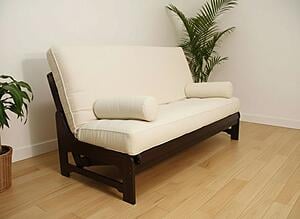 Futon Frame - Zena - Mahogany Finish  by Prestige