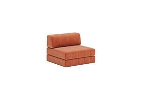 CozyPad Chair Esina Rust Orange by Innovation Living
