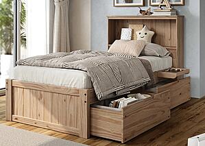 Mates Bookcase Bed Sandstone by Innovations