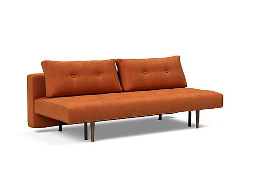 Recast Plus Sofa Bed (Full Size) Esina Rust Orange by Innovation Living
