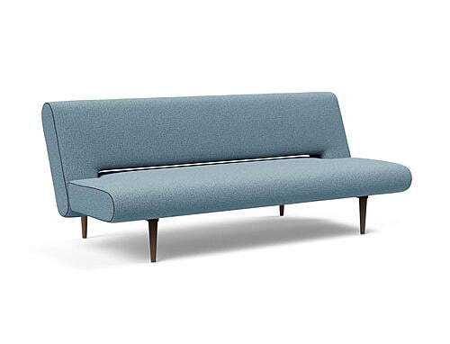 Unfurl Sofa Bed Heavy Natch Mixed Dance Blue by Innovation Living
