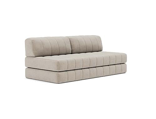 CozyPad Sleeper Sofa Corduroy Beige by Innovation Living