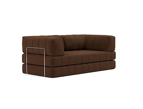 CozyPad Sleeper Sofa with Arms Taura Cappuccino by Innovation Living