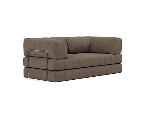CozyPad Sleeper Sofa with Arms Esina Cedar Brown by Innovation Living