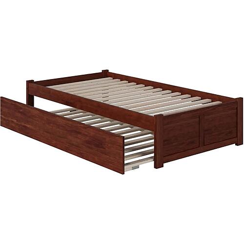 Concord Twin Xl Platform Bed w/Footboard & Twin Xl Trundle by AFI Furnishings