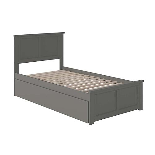 Madison Twin XL Platform Bed w/Matching Footboard & Twin XL Trundle by Atlantic
