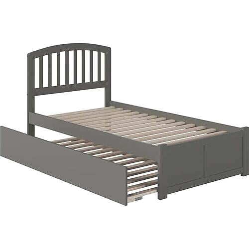 Richmond Twin XL Platform Bed w/Footboard & Twin XL Trundle by Atlantic