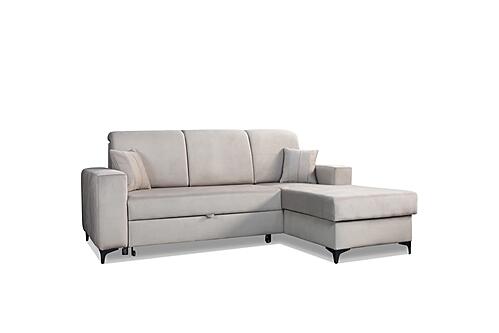 Alfredo Mini Beige Sectional Sofa by Skyler Designs