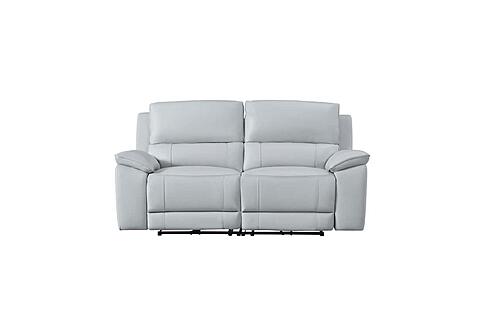 Hailey Smoke Gray Leather/PVC Sofa by BH Furniture