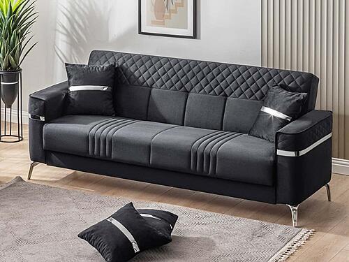 Lucas Black Sofa Bed by Casamode