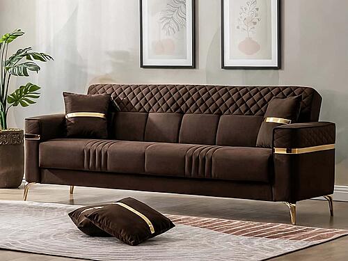 Lucas Brown Sofa Bed by Casamode