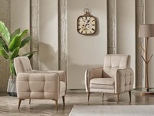 Perla Beige Chair by Casamode