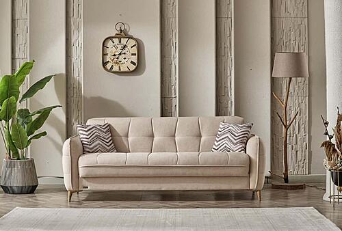Perla Beige Sofa Bed by Casamode