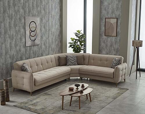 Perla Beige Sectional by Casamode