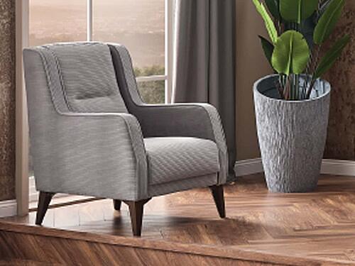 Trendy Gray Chair by Casamode