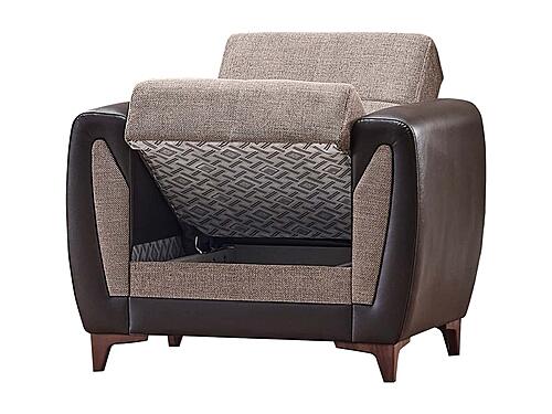 Tuxedo Brown Chair by Casamode