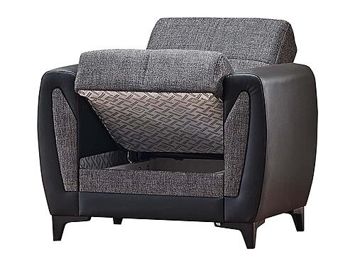 Tuxedo Gray Chair by Casamode