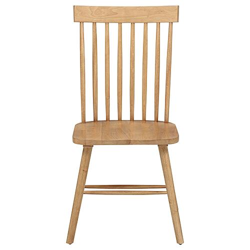 Andrews Windsor Spindle Back Dining Side Chair - Light Ash (Set of 2) by Coaster