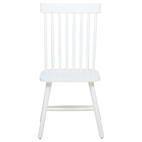 Andrews Windsor Spindle Back Dining Side Chair - White (Set of 2) by Coaster