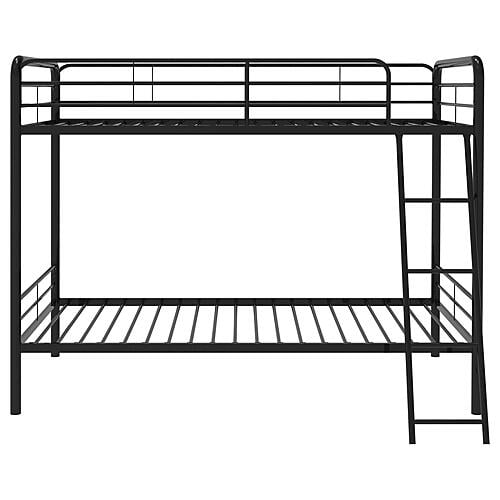Carson Metal Twin Over Twin Bunk Bed Glossy - Black by Coaster