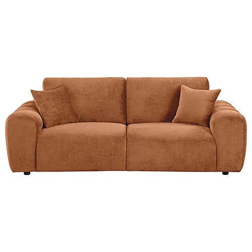 Burnett Chenille Upholstered Wide Arm Sofa Burnt - Orange by Coaster