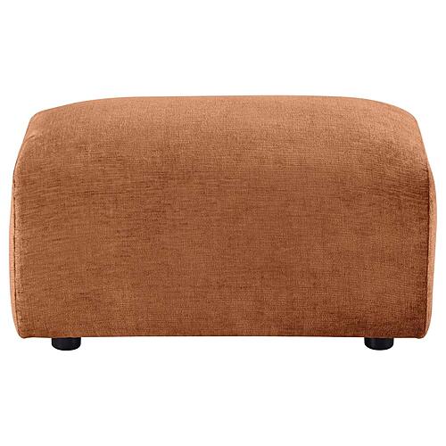Burnett Chenille Upholstered Ottoman Burnt - Orange by Coaster