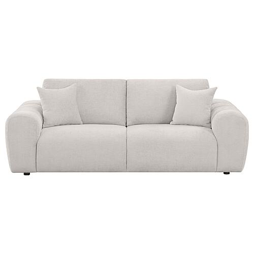 Burnett Chenille Upholstered Wide Arm Sofa - Ivory by Coaster