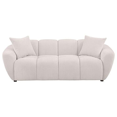 Destino Chenille Upholstered Splayed Arm Sofa - Greige by Coaster