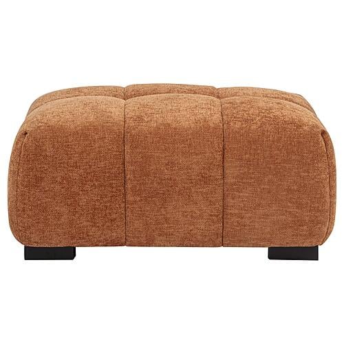 Octavia Upholstered Rectangular Ottoman - Orange by Coaster