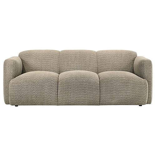 Dorset Fabric Upholstered Round Track Arm Sofa - Brown by Coaster