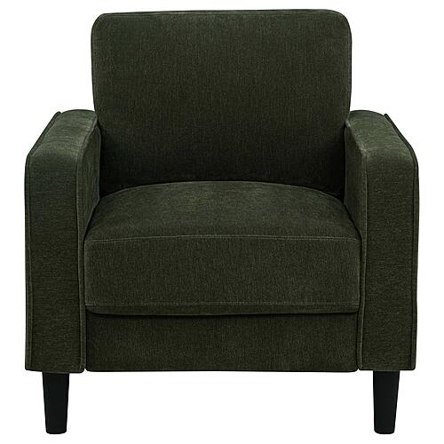 Ruth Fabric Upholstered Track Arm Accent Chair - Matcha Green by Coaster