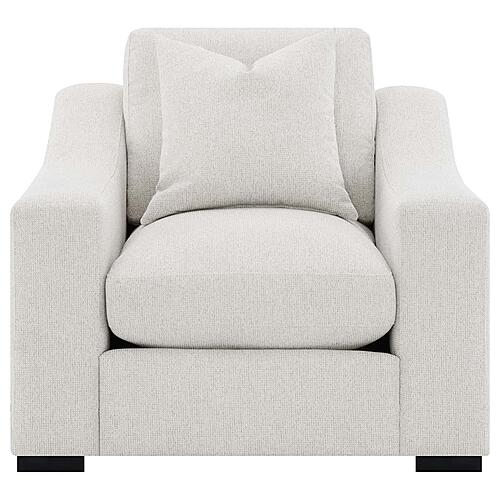 Ashlyn Fabric Upholstered Track Arm Accent Chair - Sand by Coaster