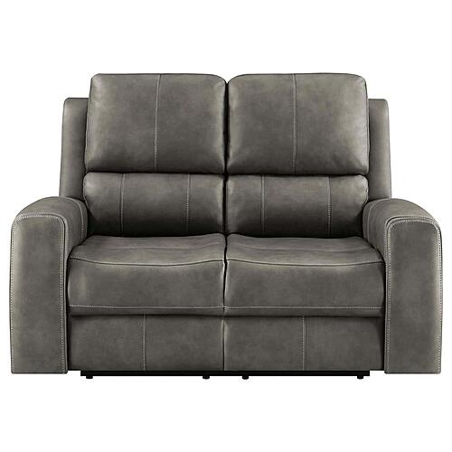Brickston Triple Power Reclining Loveseat - Charcoal by Coaster