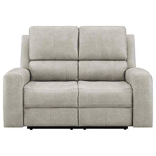 Brickston Triple Power Reclining Loveseat - Grey by Coaster