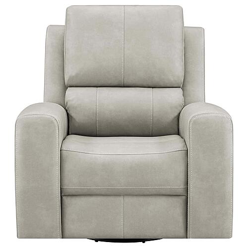 Brickston Triple Power Swivel Glider Recliner - Grey by Coaster