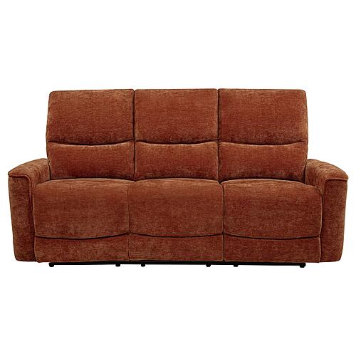 Navarro Chenille Upholstered Reclining Sofa - Burnt Orange by Coaster