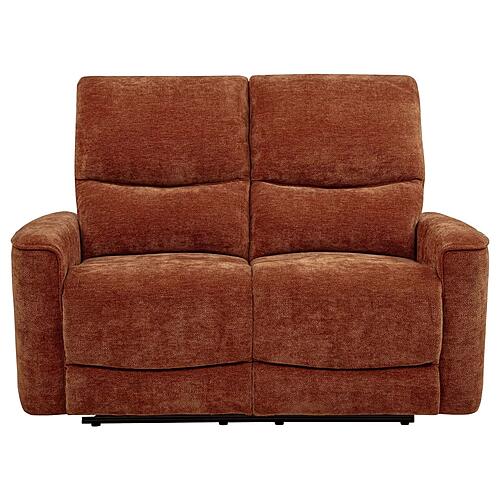 Navarro Chenille Upholstered Reclining Loveseat - Burnt Orange by Coaster